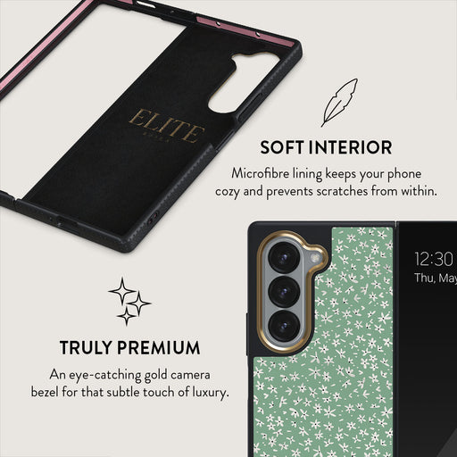 Lush Meadows - Floral Samsung Galaxy Z Fold 6 Case 6