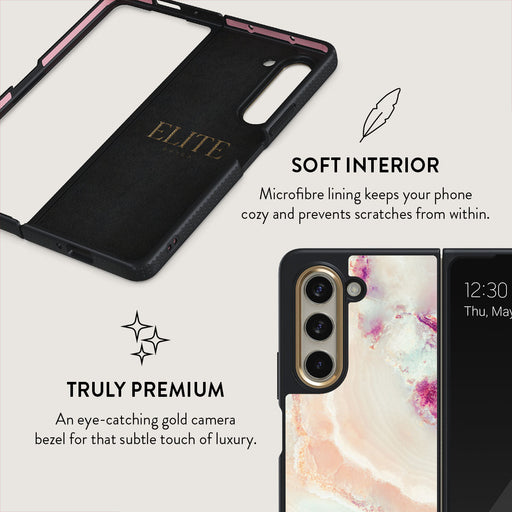 Berry Sorbet - Girly Samsung Galaxy Z Fold 5 Case 6