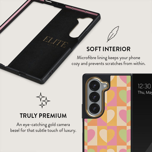 Summer Love - Heart Samsung Galaxy Z Fold 6 Case 6