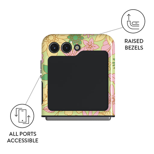 Amalfi Coast - Colorful Floral Samsung Galaxy Z Flip 5 Case 9