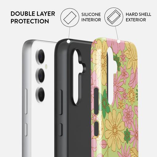Amalfi Coast - Colorful Floral Samsung Galaxy A55 Case 2