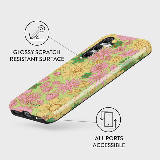 Amalfi Coast - Colorful Floral Samsung Galaxy A55 Case 3