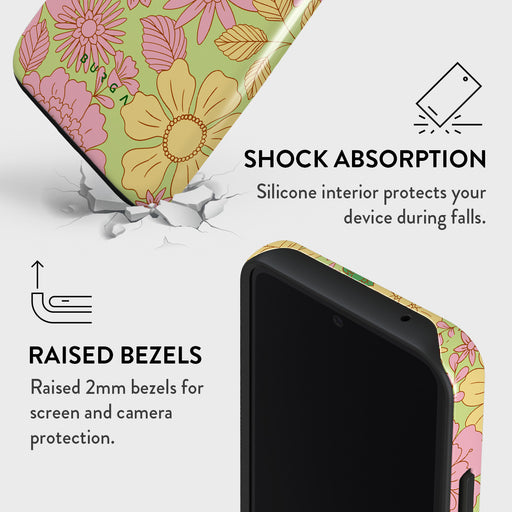 Amalfi Coast - Colorful Floral Samsung Galaxy A55 Case 4