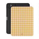 Tuscan Sun - Yellow Plaid iPad Pro 11 (7th Gen) Case 1