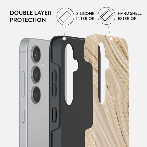 Full Glam - Beige Samsung Galaxy S24 Case 6