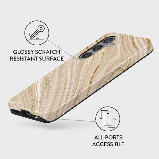 Full Glam - Beige Samsung Galaxy S24 Case 7
