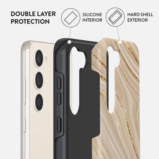 Full Glam - Beige Samsung Galaxy S23 Case 6