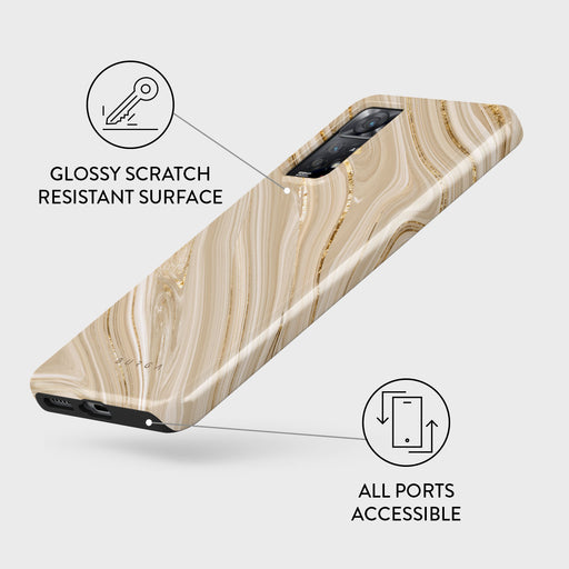 Full Glam - Beige Xiaomi Redmi Note 11 Pro Case 3