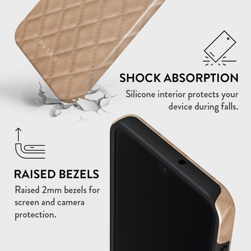 Simply Cream - Quilted Samsung Galaxy A26 5G Case 4