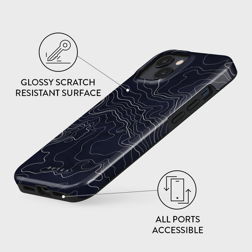 Drifting Shores - Line Art iPhone 15 Case 7