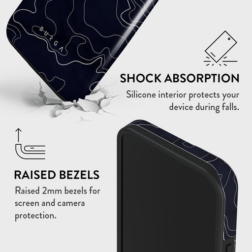 Drifting Shores - Line Art iPhone 15 Case 8