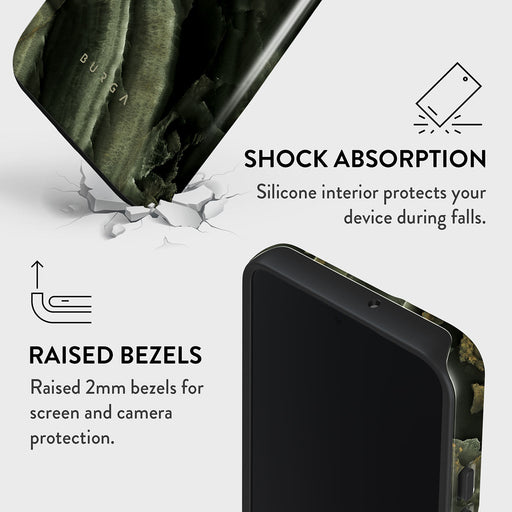 Misty Forest - Green Marble Samsung Galaxy S22 Case 8
