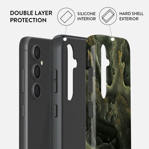 Misty Forest - Green Marble Samsung Galaxy S23 FE Case 2