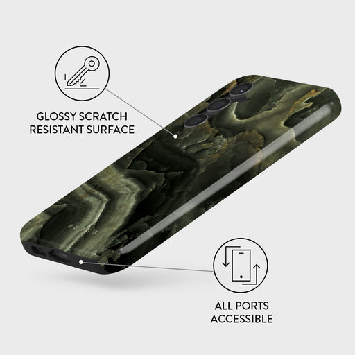Misty Forest - Green Marble Samsung Galaxy S23 FE Case 3