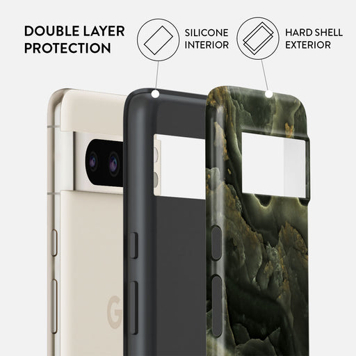 Misty Forest - Green Marble Google Pixel 8 Pro Case 2