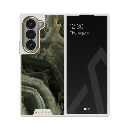 Misty Forest - Green Marble Samsung Galaxy Z Fold 6 Case