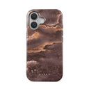 Fire Wood - Brown Marble iPhone 16 Case 1