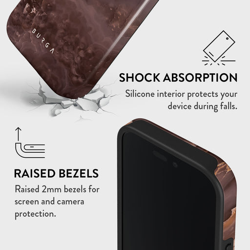 Fire Wood - Brown Marble iPhone 16 Case 4