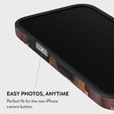 Fire Wood - Brown Marble iPhone 16 Case 5
