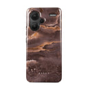 Fire Wood - Brown Marble Xiaomi Redmi Note 13 Pro+ 5G Case 1