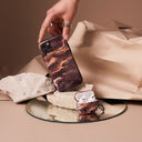 Fire Wood - Brown Marble iPhone 16 Case 23