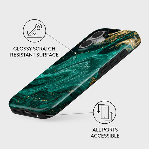 Emerald Pool - Elegant iPhone 16 Case 3