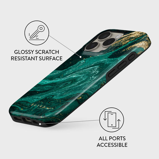 Emerald Pool - Elegant iPhone 16 Pro Case 3