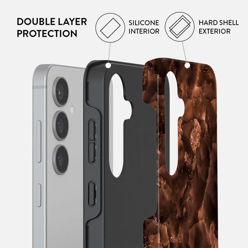 Toasted Chestnut - Brown Samsung Galaxy S24 FE Case 2