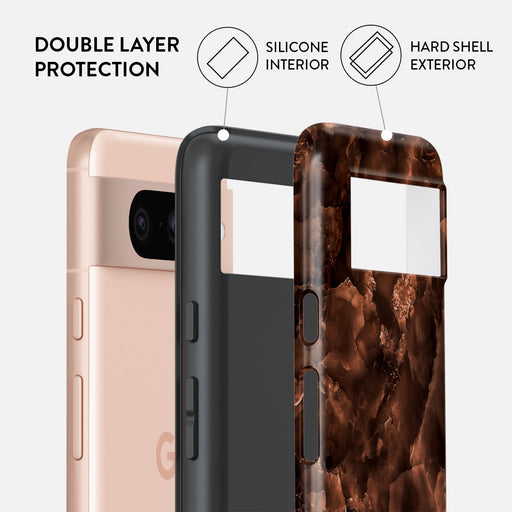 Toasted Chestnut - Brown Google Pixel 8 Case 2