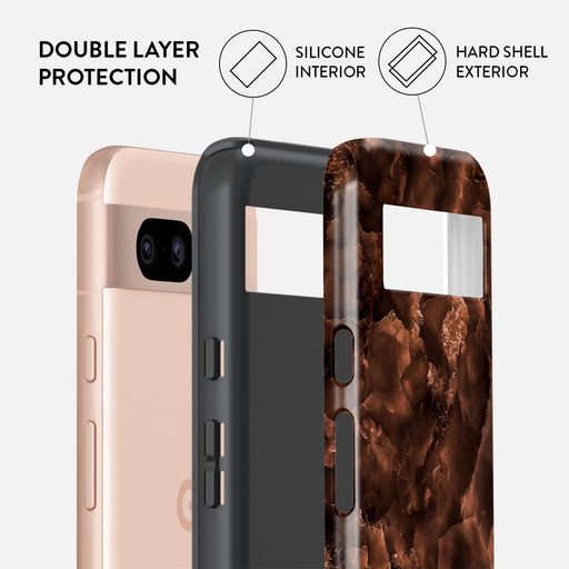 Toasted Chestnut - Brown Google Pixel 8a Case 2
