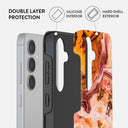 Pumpkin Spice - Orange Samsung Galaxy S24 Case 6