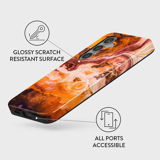 Pumpkin Spice - Orange Samsung Galaxy S24 Case 7
