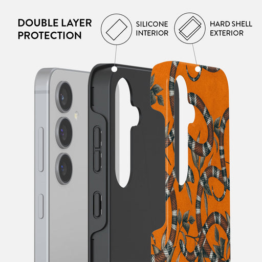 Bitter Apricot - Snake Samsung Galaxy S24 FE Case 2