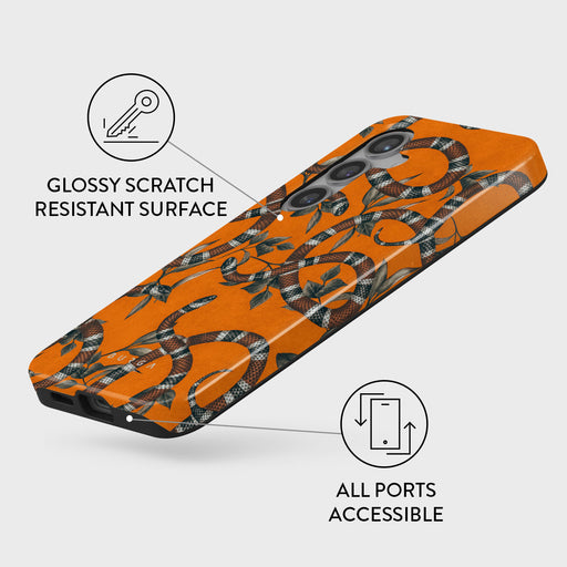 Bitter Apricot - Snake Samsung Galaxy S24 FE Case 3