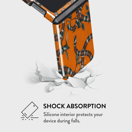 Bitter Apricot - Snake Samsung Galaxy Z Flip 5 Case 10
