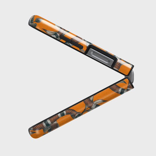 Bitter Apricot - Snake Samsung Galaxy Z Flip 5 Case 12