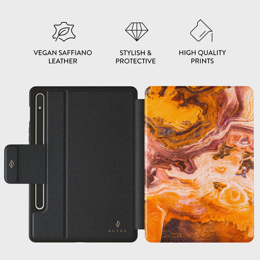 Pumpkin Spice - Orange Samsung Galaxy Tab S9 Case 2