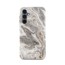 Snowstorm - Grey Marble Samsung Galaxy A16 Case 1