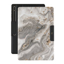 Snowstorm - Grey Marble Samsung Galaxy Tab S10 Ultra Case