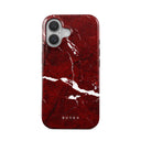 Iconic Red Ruby - Marble iPhone 16 Plus Case
