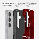 Iconic Red Ruby - Marble Samsung Galaxy S24 Case 6