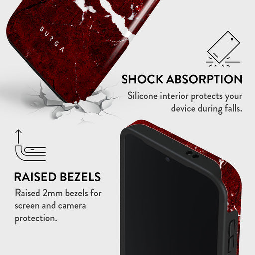 Iconic Red Ruby - Marble Samsung Galaxy S24 Case 8