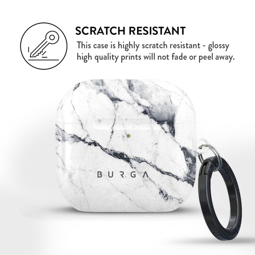 Satin White - Marble AirPods 4 Case 4