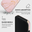 Peachy Gold - Pink Marble iPhone 16 Pro Case 4