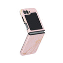 Peachy Gold - Pink Marble Samsung Galaxy Z Flip 6 Case 1
