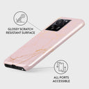 Peachy Gold - Pink Marble Xiaomi 13T Case 3