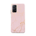 Peachy Gold - Pink Marble Xiaomi Redmi Note 11 Pro+ Case 1