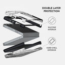 Fatal Contradiction - Black & White Marble Samsung Galaxy Z Flip 6 Case 2