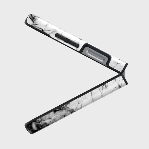 Fatal Contradiction - Black & White Marble Samsung Galaxy Z Flip 6 Case 6
