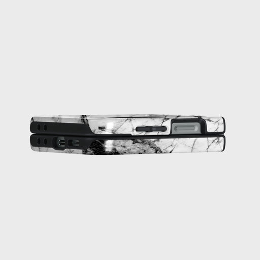 Fatal Contradiction - Black & White Marble Samsung Galaxy Z Flip 6 Case 7
